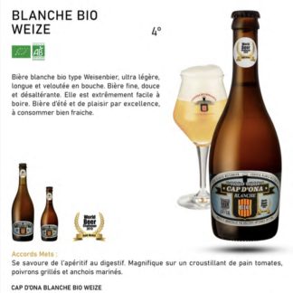 Bière Blanche Bio 33cl