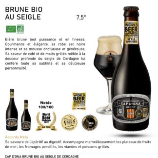 Bière Brune Bio 33cl