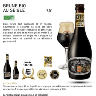 Bière Brune Bio 25cl