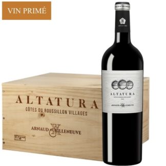 « Altatura » Arnaud de Villeneuve. Vin Rouge AOP Côtes du Roussillon Villages